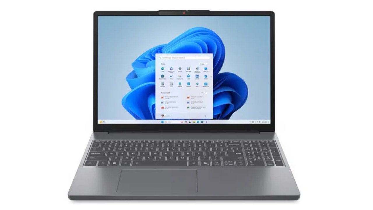 Notebook Lenovo IdeaPad 3i para apresentações e IA